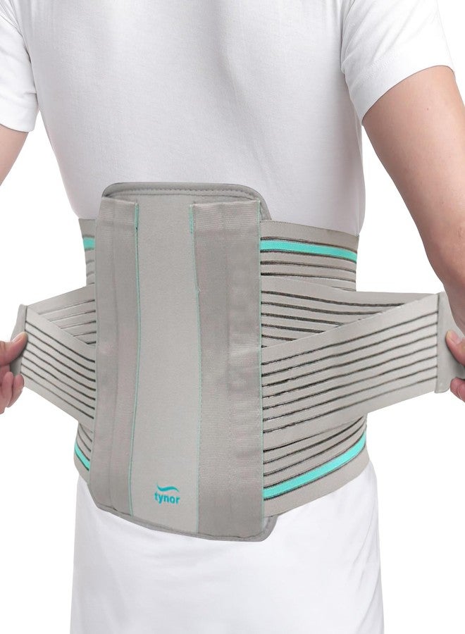 TYNOR Contoured Lumbar Sacral Support, Grey, XXL, 1 Unit - Image 1